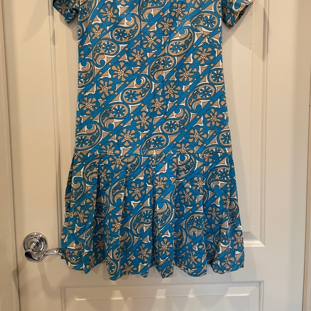 Shelton Stroller Vintage Dress with Pleated Skirt - Picture 2 of 7